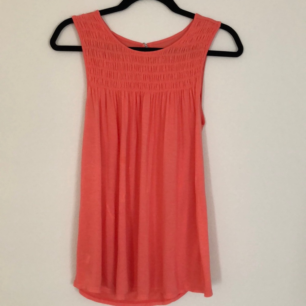 Loft smock sleeveless top